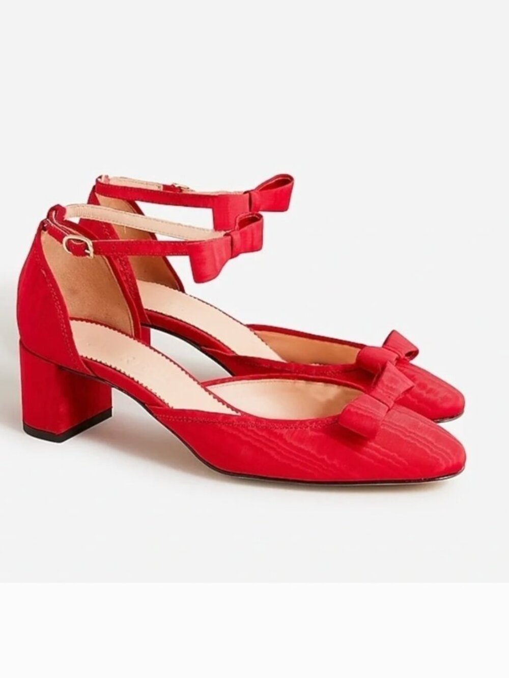 Millie Bow Ankle Strap Heels